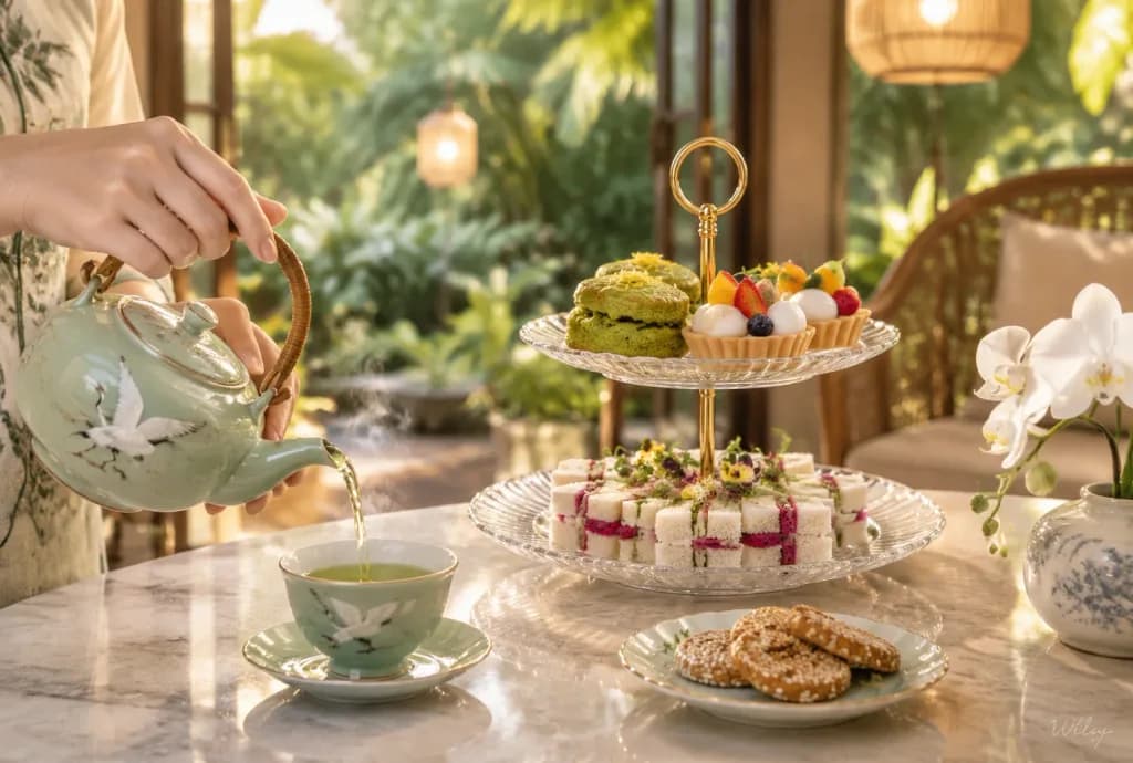 Vietnamese Sunroom Afternoon Tea