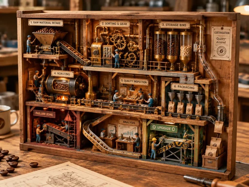 Mechanical Cutaway Diorama Box