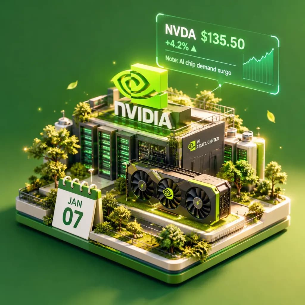3D Isometric Stock Data Diorama