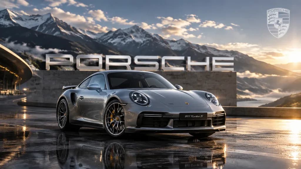 Automotive Brand 3D Typography Showcase
