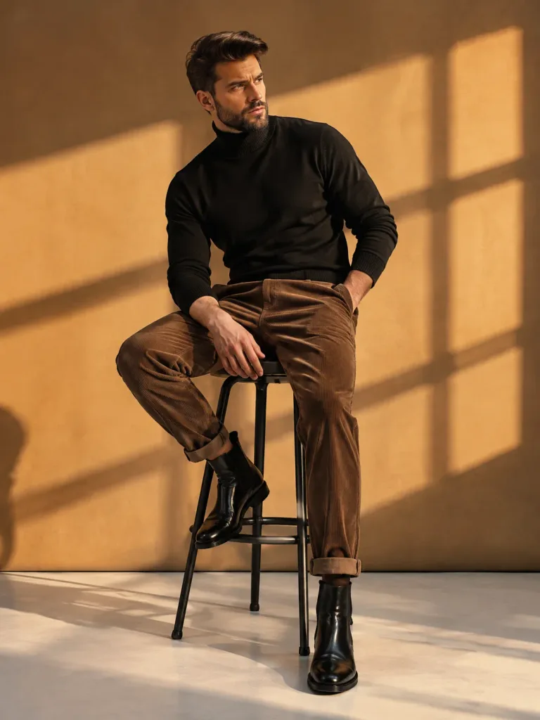 Cinematic Fashion Portrait in Window Light