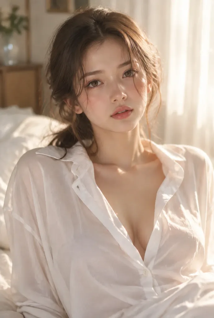 Sunlit Golden Hour Editorial Portrait