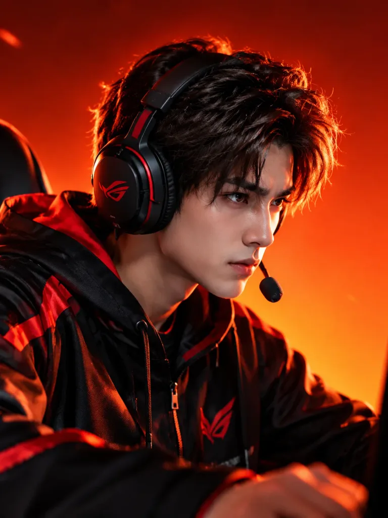 Esports Gamer Studio Portrait