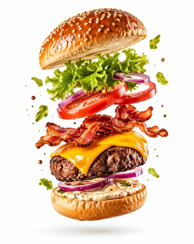 Floating Food Hero Shot Studio