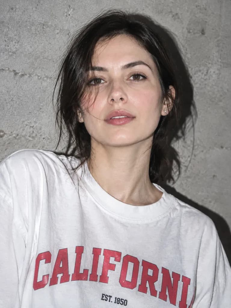Direct Flash Editorial Concrete Portrait