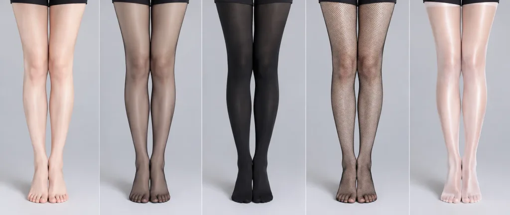 Hosiery Material Comparison Grid