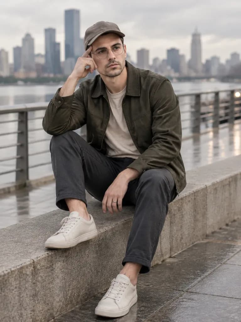 Editorial Lifestyle Portrait on Riverside Promenade