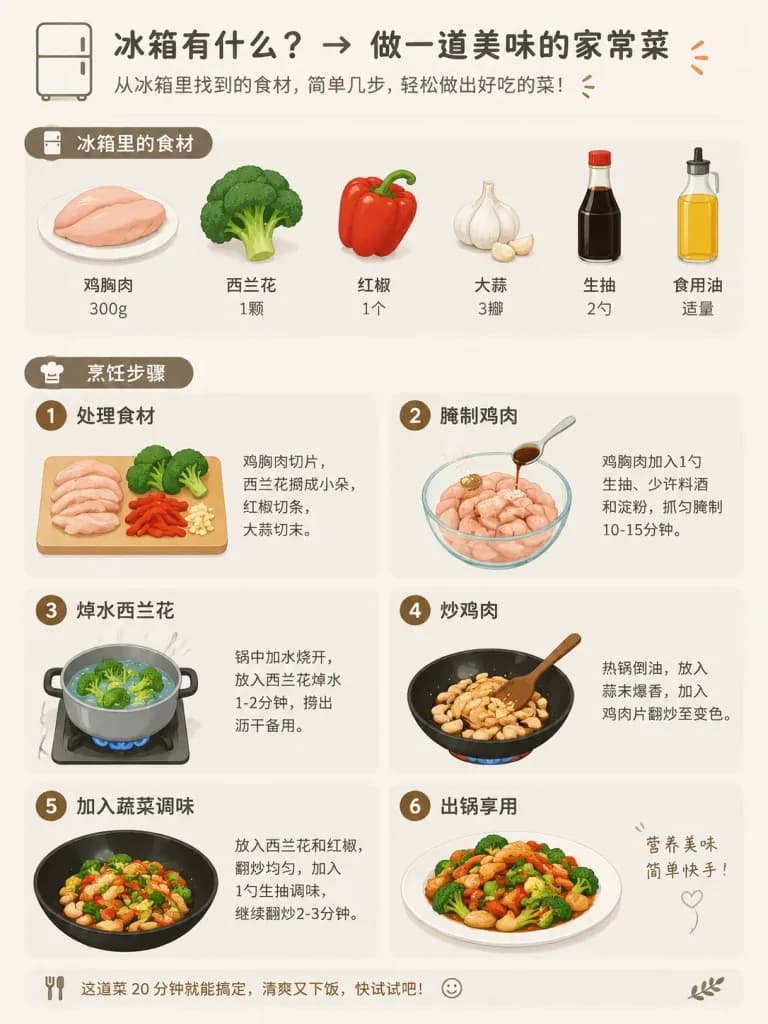 Smart Fridge Recipe Infographic