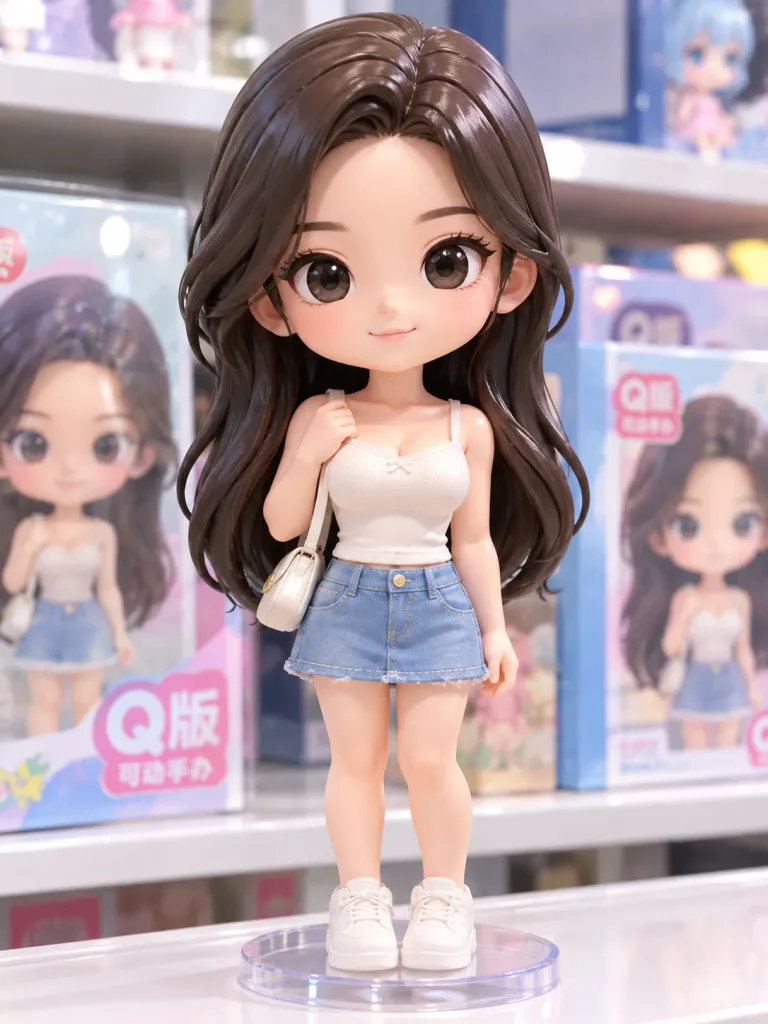 风格化3D可动玩偶人像