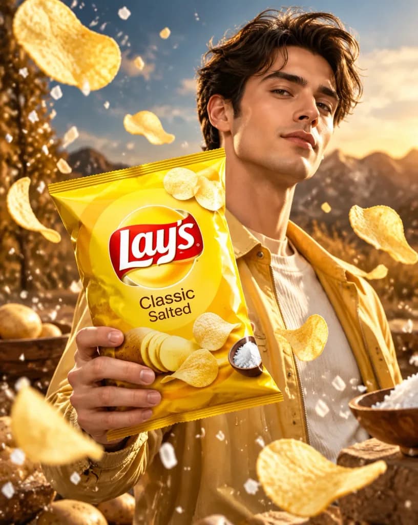 Commercial Potato Chip Brand Advertisement