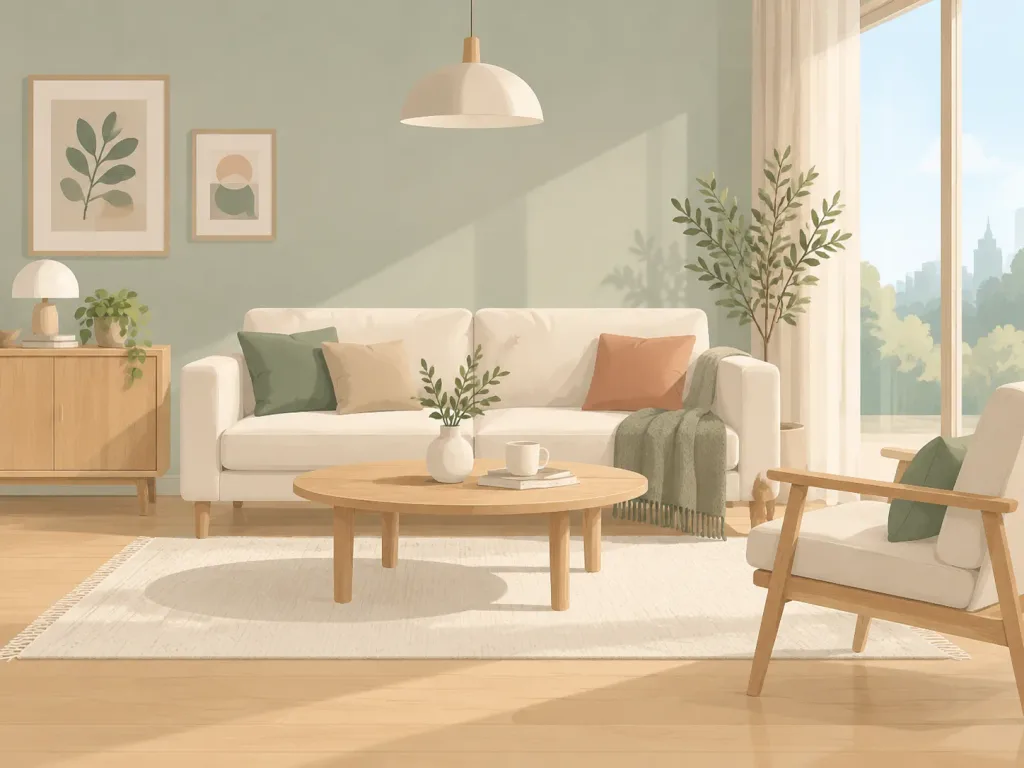 Scandinavian Minimalist Lifestyle Illustration