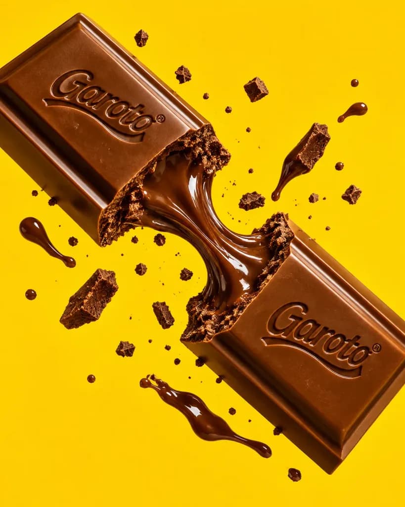 Commercial Chocolate Bar Product Shot