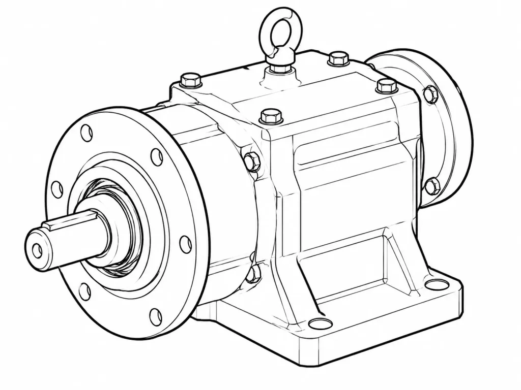 러프 스케치를 CAD 스타일 라인아트로 변환