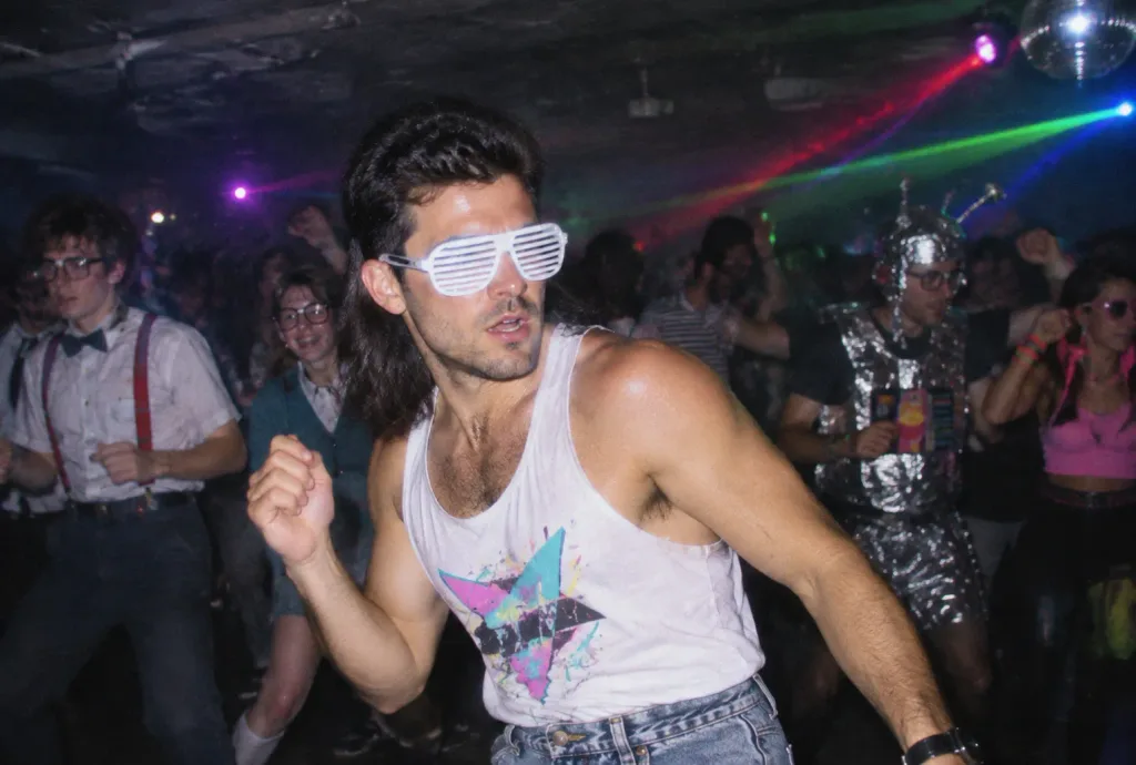 1980s Underground Nerd Techno Party