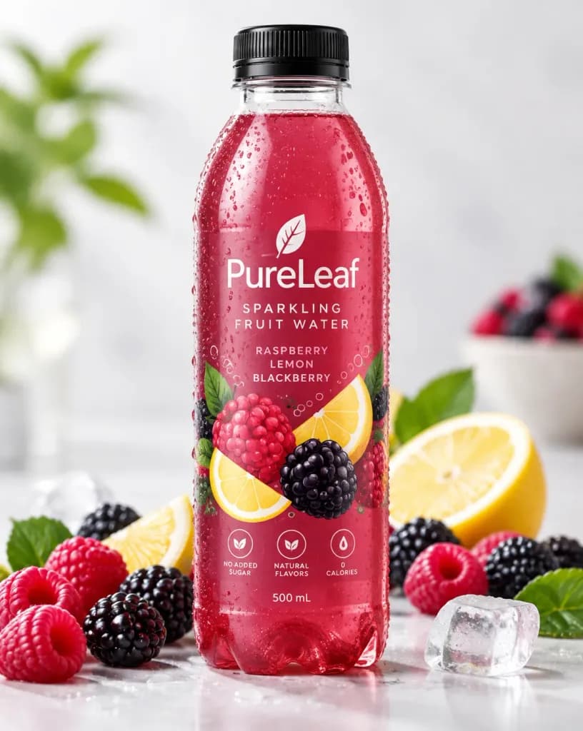 Bottled Beverage Brand Mockup