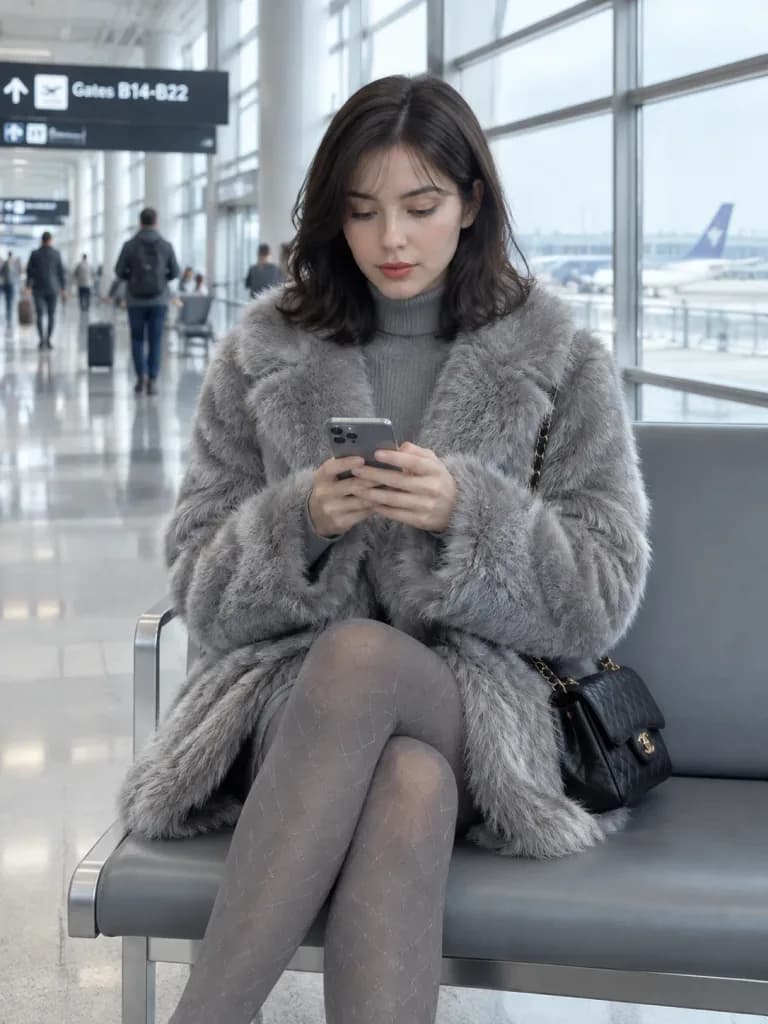 Urban Airport and Minimalist Cafe Portraits