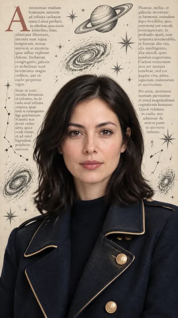 Cosmic Editorial Magazine Cutout Layout