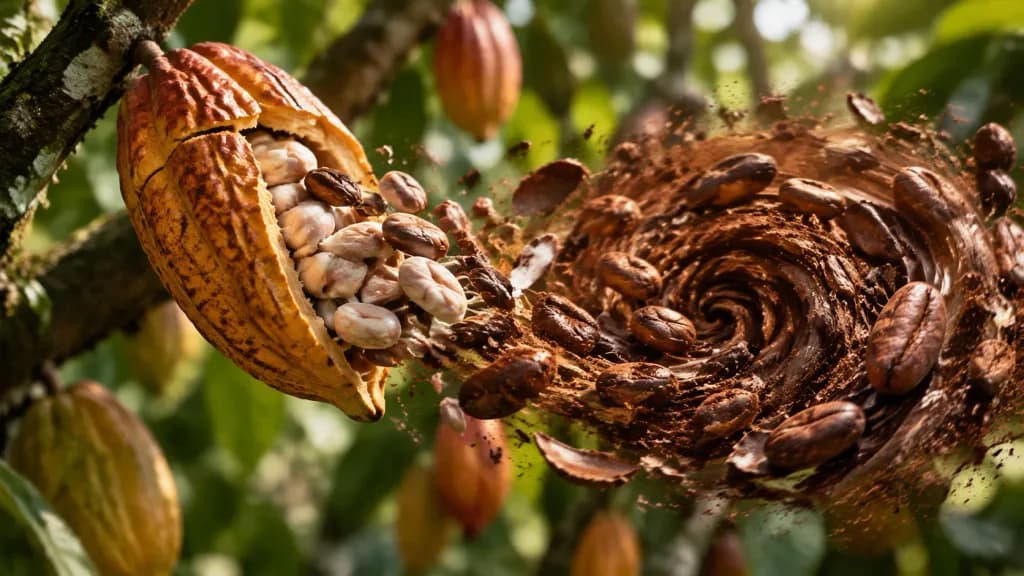 Split Cocoa Pod Plantation Commercial