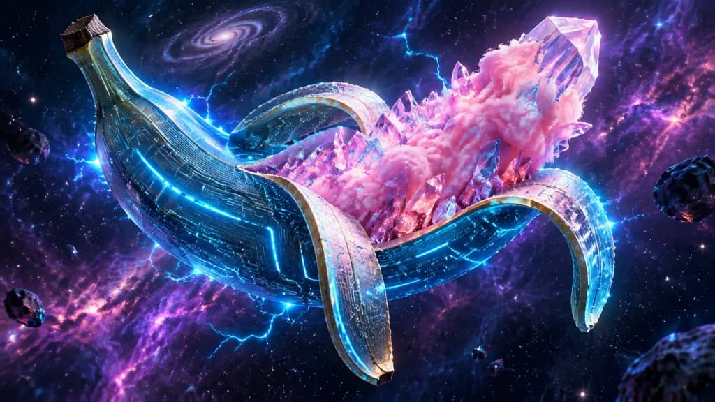 Futuristic Sci-Fi Nano Banana Split