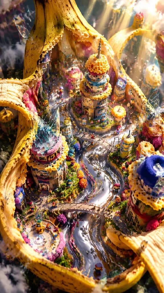 バナナの皮の中のナノシティ