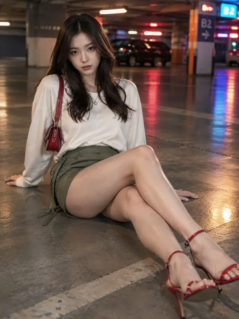 Fashion Editorial in Underground Parking