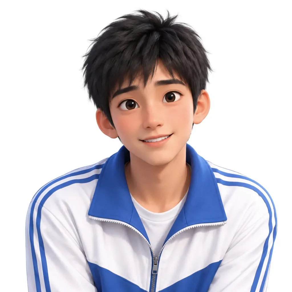 3Dピクサースタイル アニメキャラクターポートレート