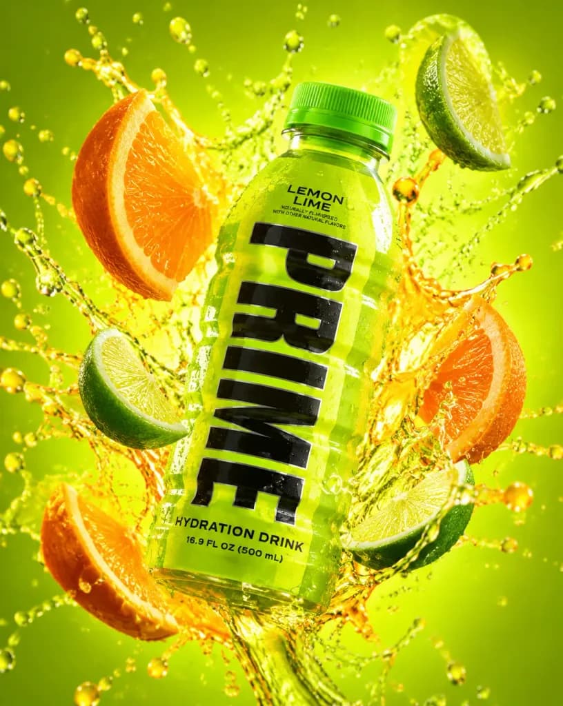 Dynamic Citrus Splash Sports Bottle Shot