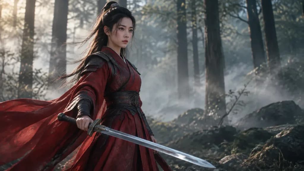 Cinematic Ancient Chinese Female Warrior