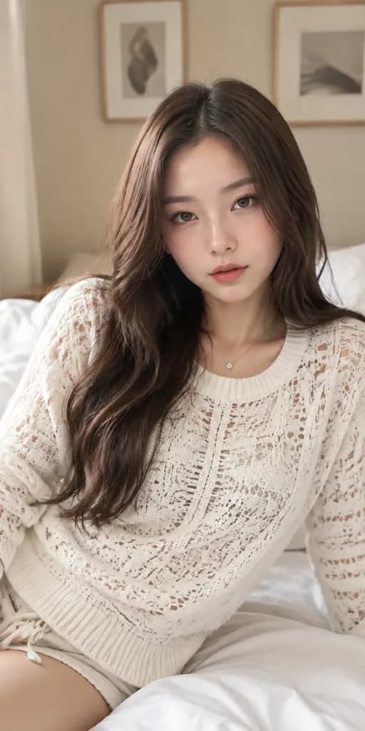 ベッドルームのエディトリアルポートレート
