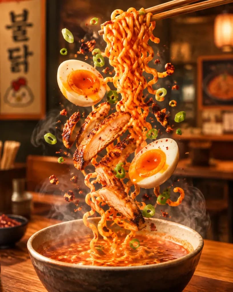 Deconstructed Spicy Buldak Ramen Commercial