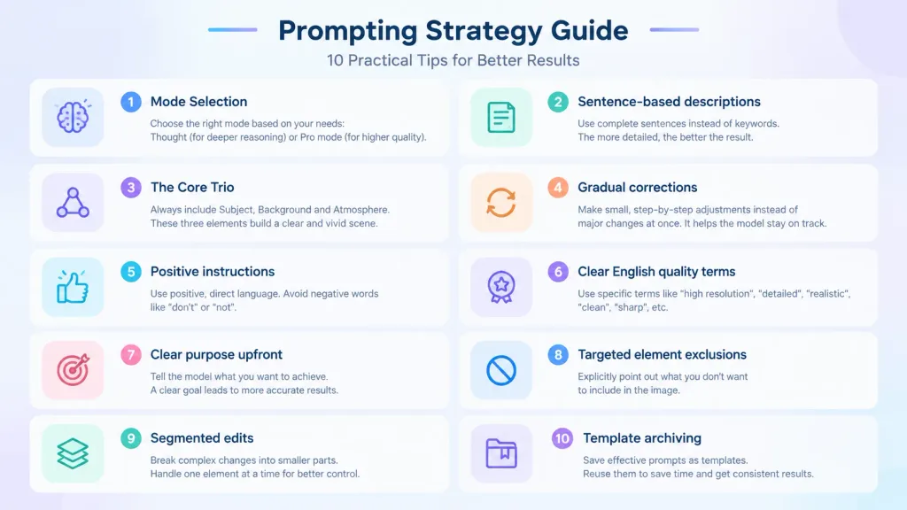 Prompt Engineering Strategy Infographic Slide