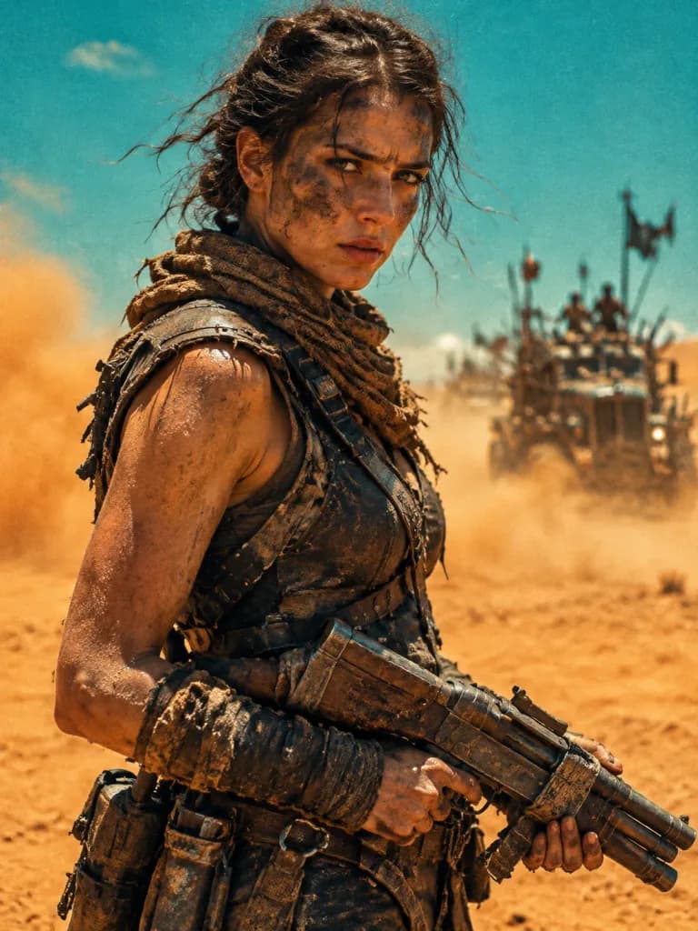 Fotogramma Cinematografico Sopravvissuto del Deserto
