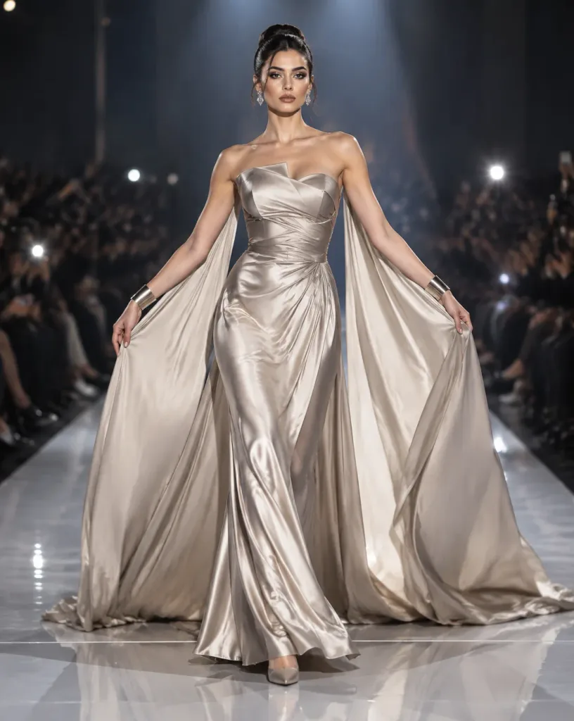High Fashion Couture Runway Walk