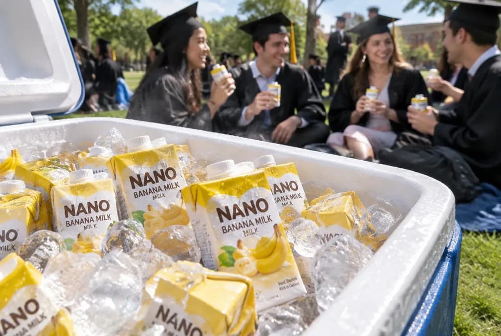 Chilled Beverage Cooler at Graduation Ceremony