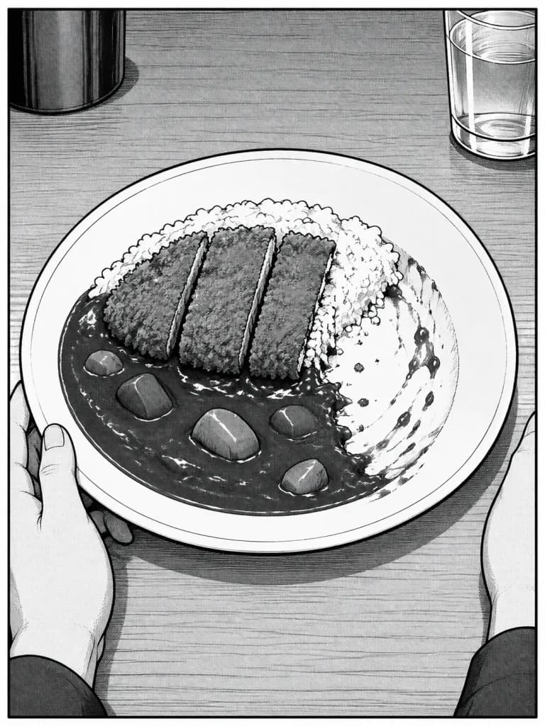 Manga Panel Katsu Curry Edit