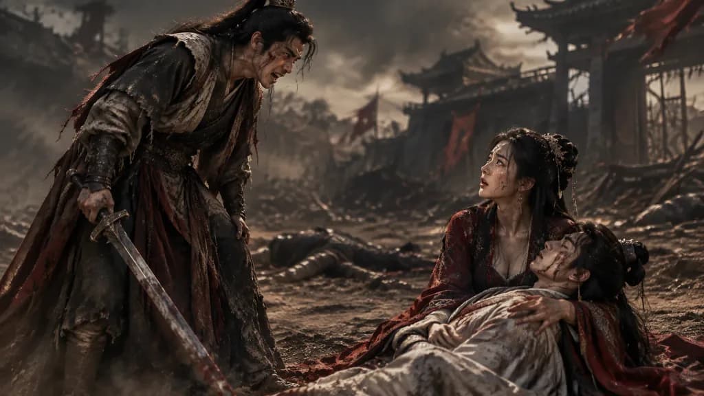 드라마틱한 사극 대치 장면
