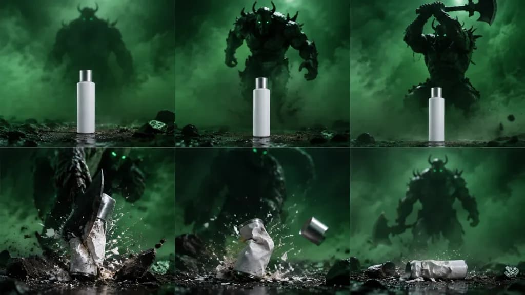Monster Axe Attack on Energy Can