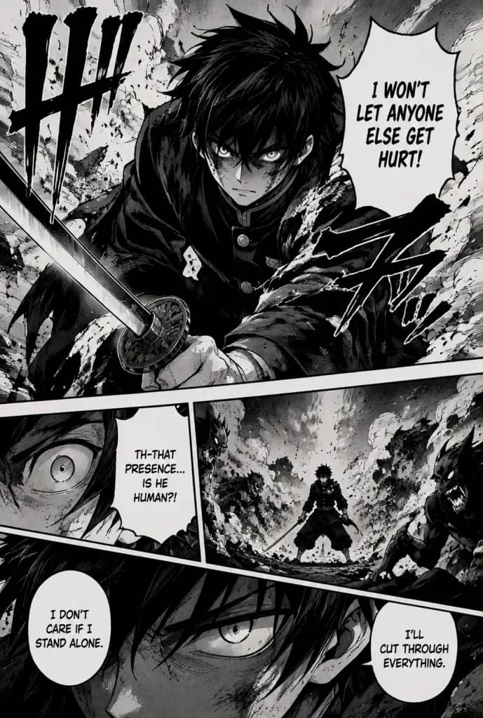 Manga Panel Composition Template