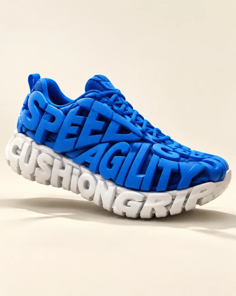 3D Typographic Sculpture Product Concept