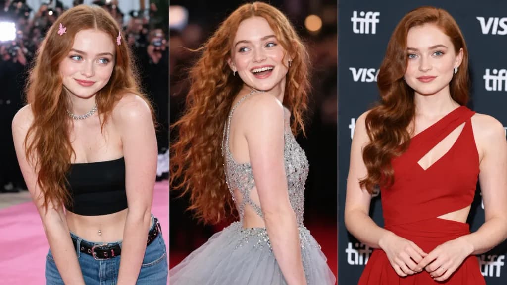 セイディー・シンクの3つのレッドカーペットスタイル