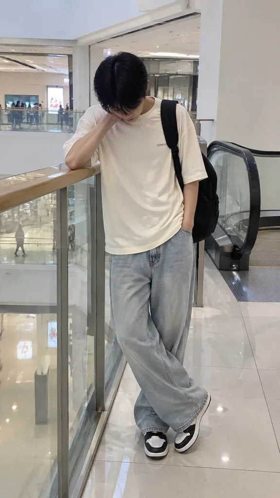 Candid Mall Escalator Smartphone Portrait