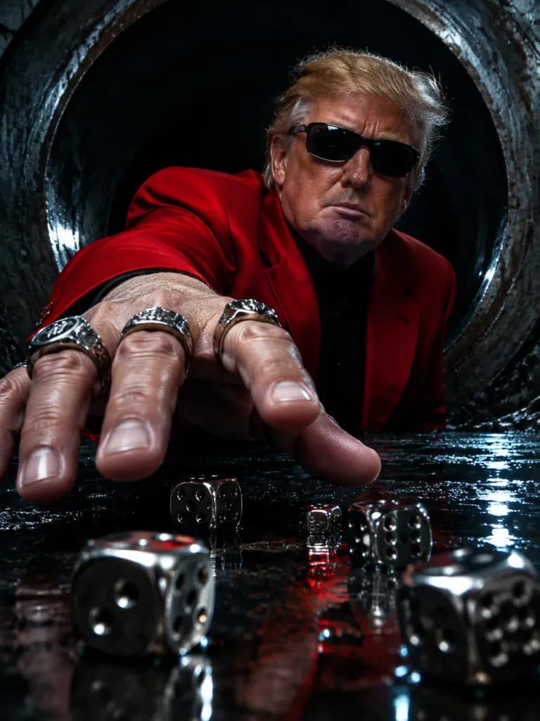 Cinematic High-Fashion Donald Trump Portrait