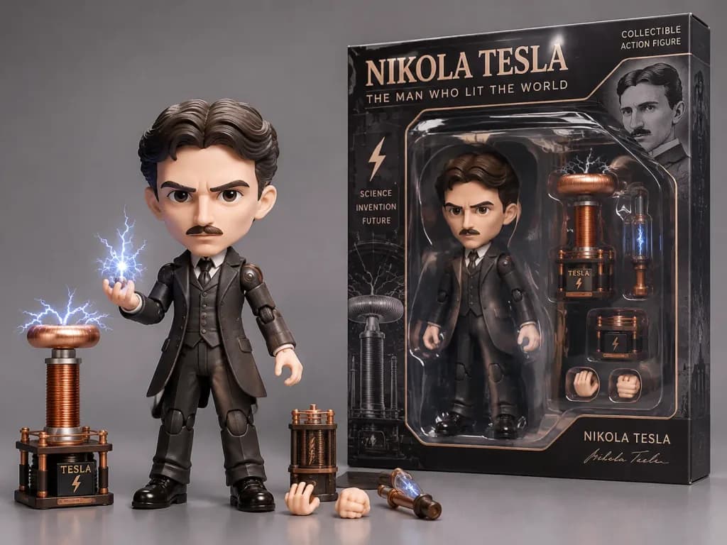 Collectible Designer Toy Nikola Tesla