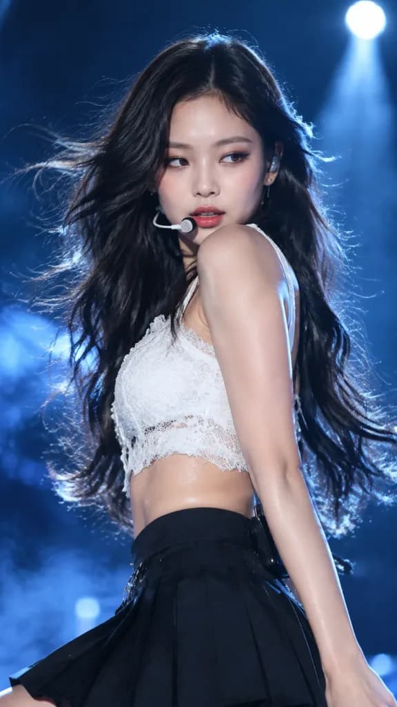 Jennie Kim 動感舞台表演肖像