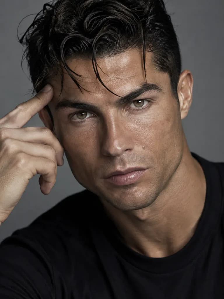 Editorial-Porträt von Cristiano Ronaldo