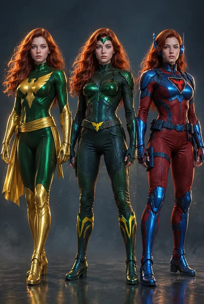 Jean Grey Costume Concept Design