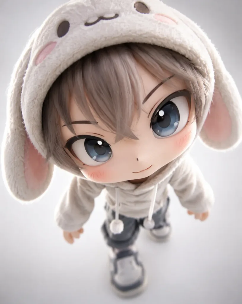 Fisheye Mascot Product Photo with Forced Perspective