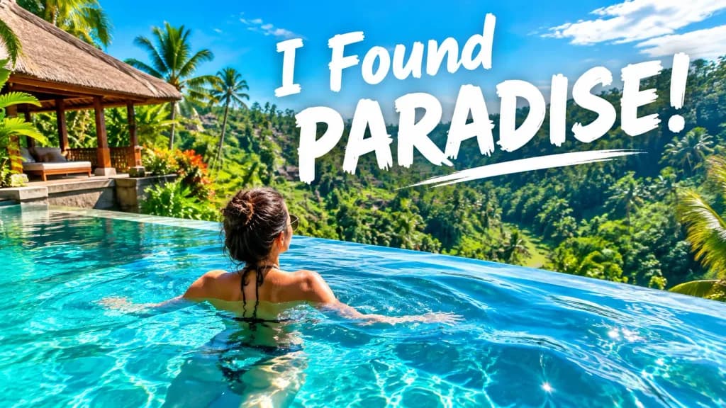 Tropical Infinity Pool Vlog Thumbnail