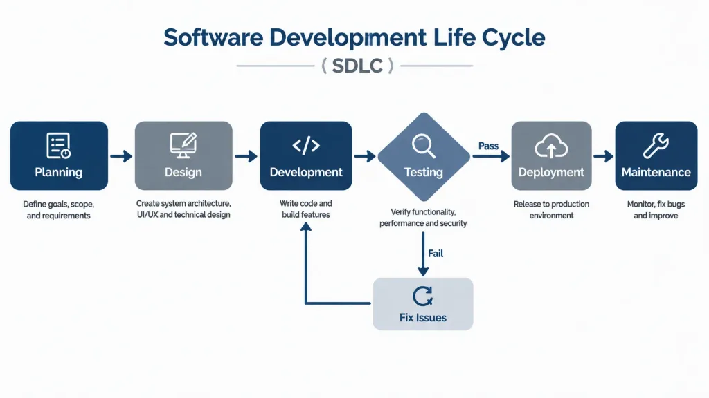 Corporate SDLC Process Flowchart