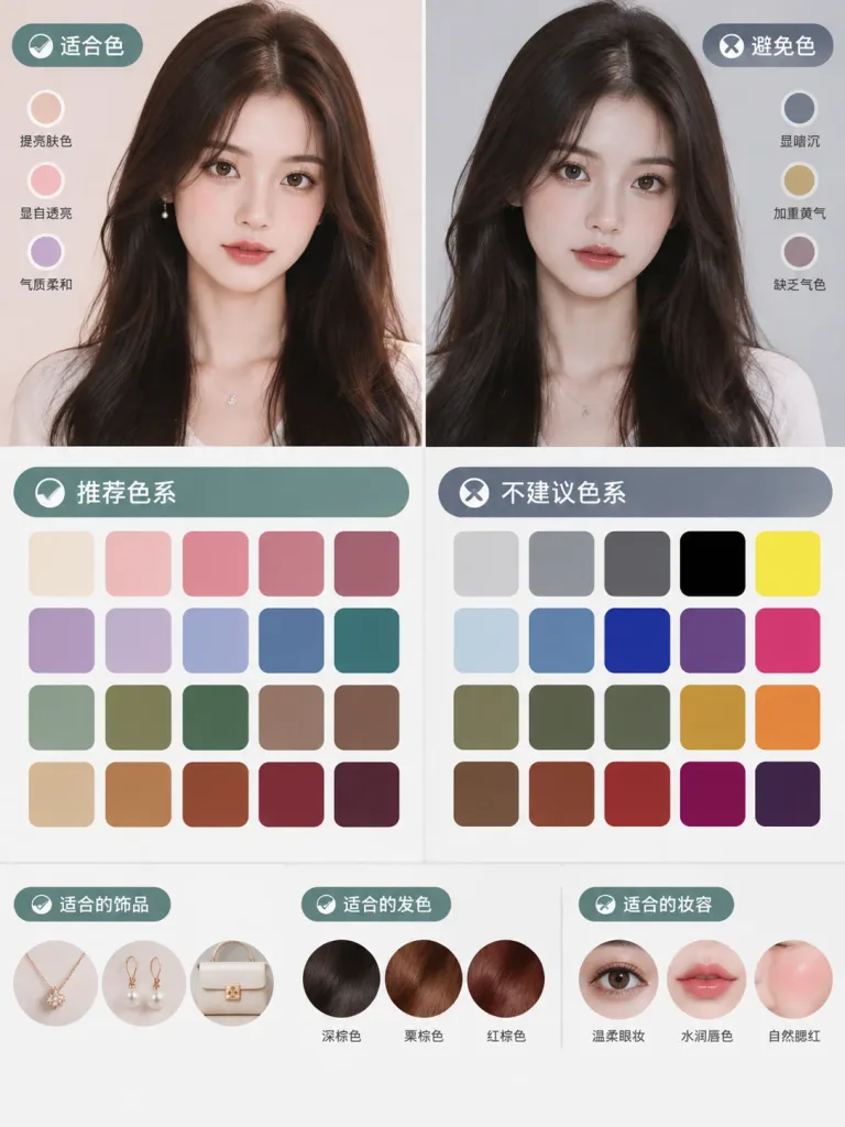 Personal Color Analysis Chart